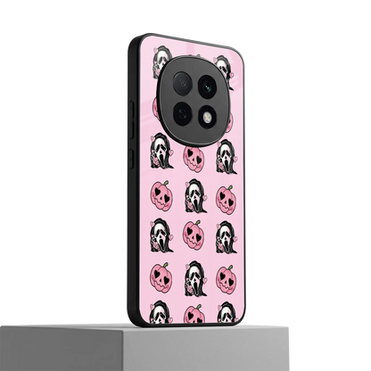 Friendly Ghost oppo f29 pro 5g mobile cover | shockproof glass phone case