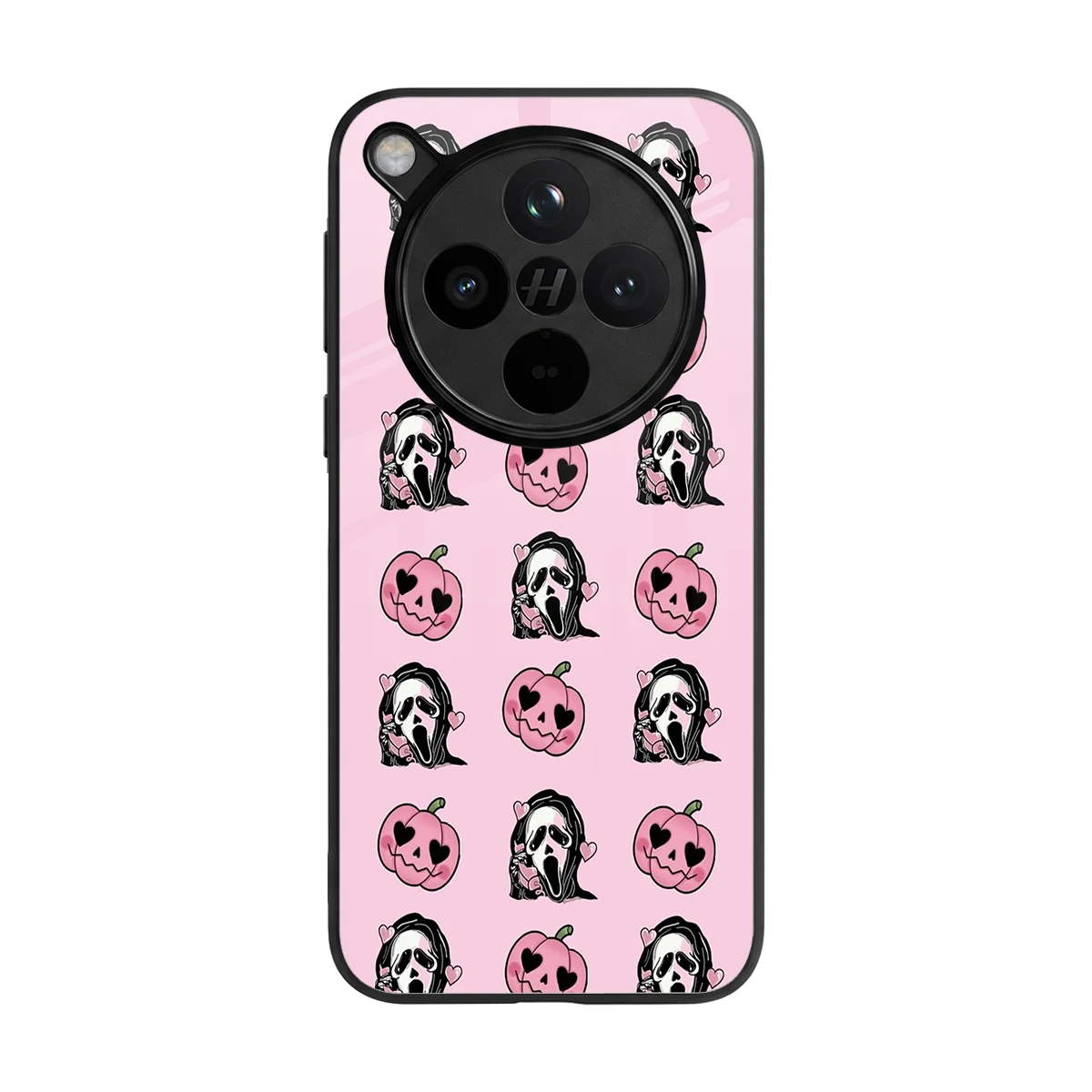 Friendly Ghost back phone cover | glass case for oppo find x8
