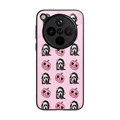 Friendly Ghost back phone cover | glass case for oppo find x8