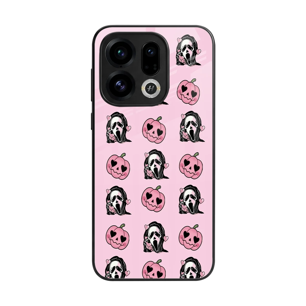 Friendly Ghost back phone cover | glass case for oppo find x9