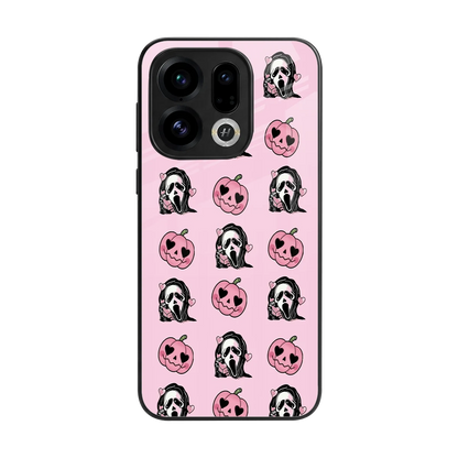 Friendly Ghost back phone cover | glass case for oppo find x9