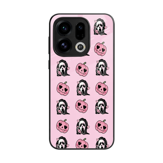 Friendly Ghost back phone cover | glass case for oppo find x9