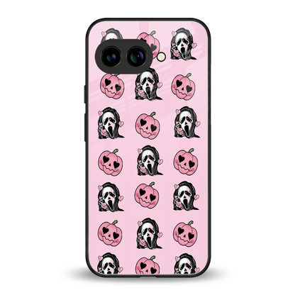 Friendly Ghost back phone cover | glass case for google pixel 10a