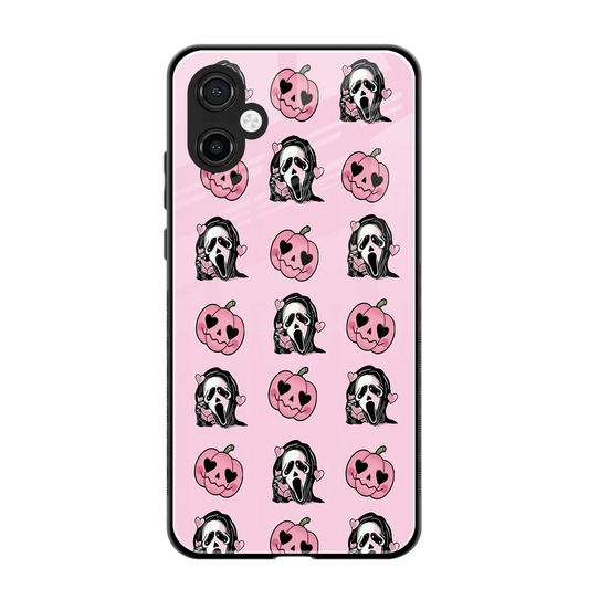 Friendly Ghost back phone cover | glass case for samsung galaxy a06 5g