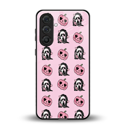 Friendly Ghost back phone cover | glass case for samsung galaxy a16 5g