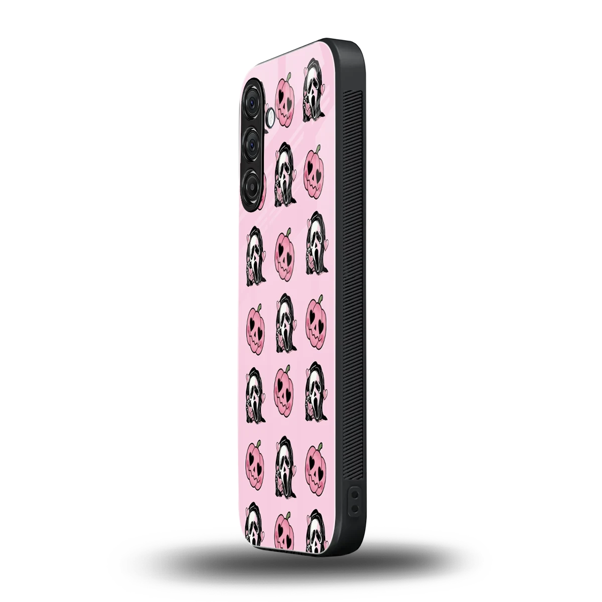 Friendly Ghost samsung galaxy m35 5g mobile cover | shockproof glass phone case