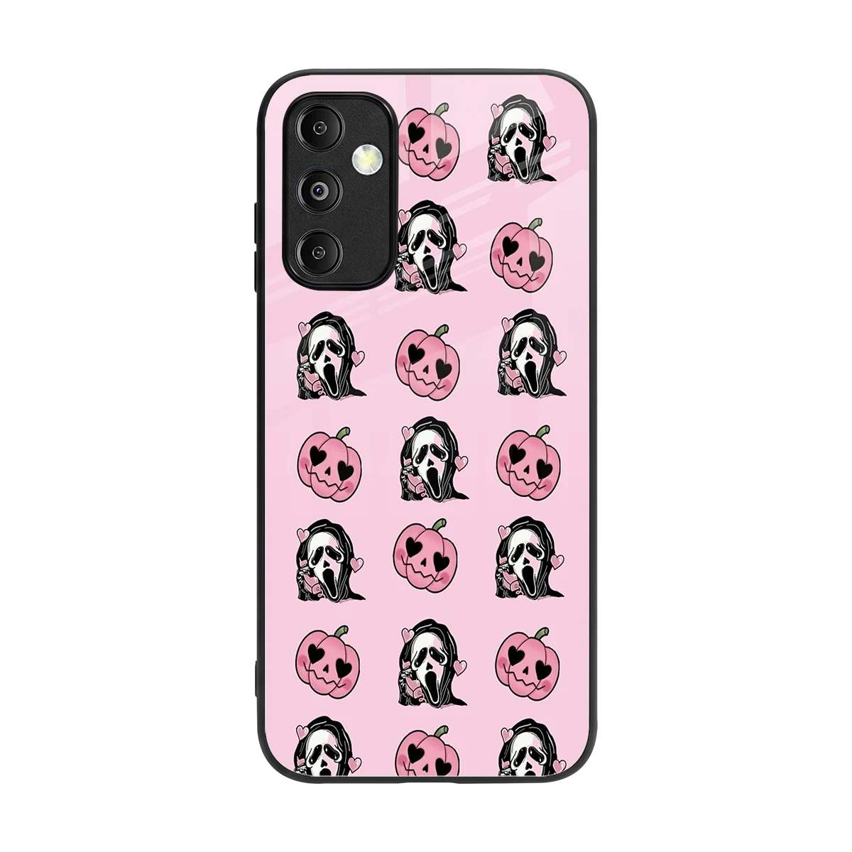 Friendly Ghost back phone cover | glass case for samsung galaxy m14 5g