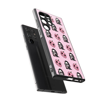 Friendly Ghost sleek samsung galaxy s23 ultra cover with tempered glass back and TPU edges