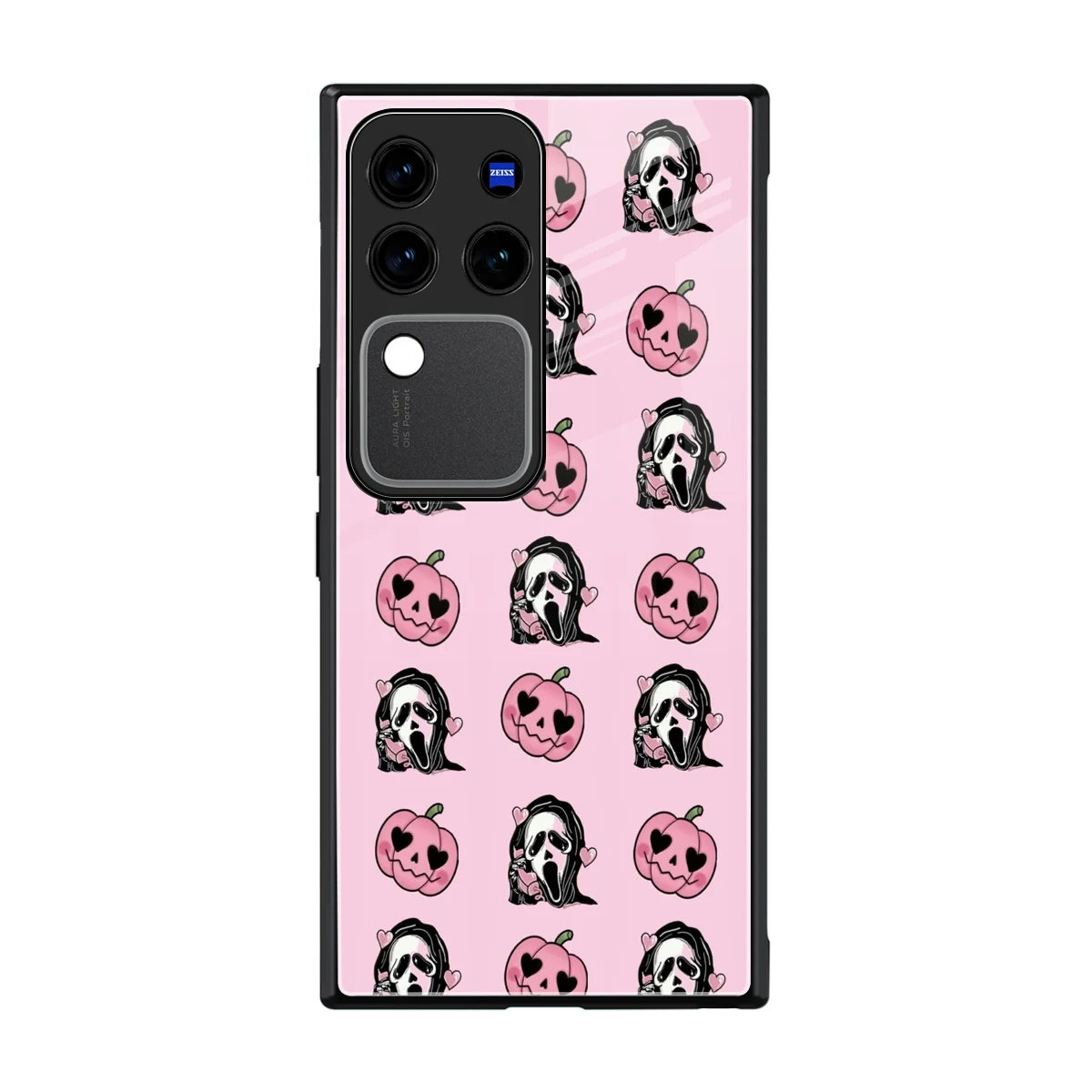 Friendly Ghost back phone cover | glass case forvivo v30 pro