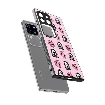 Friendly Ghost sleekvivo v30 pro cover with tempered glass back and TPU edges