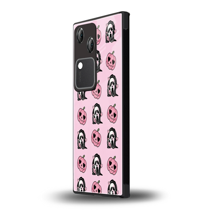 Friendly Ghost vivo v30 mobile cover | shockproof glass phone case
