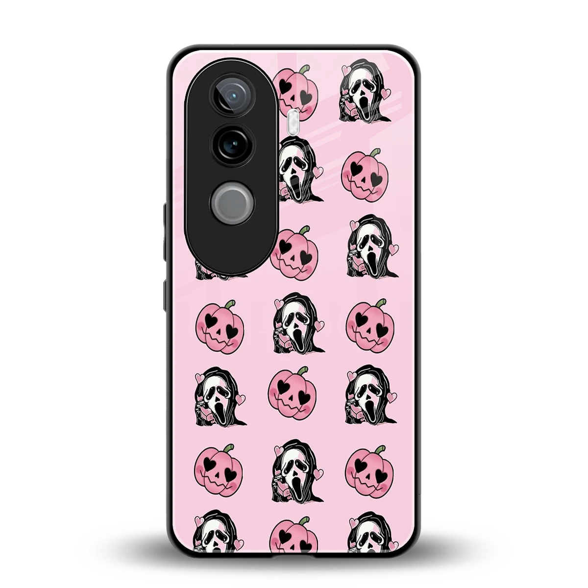 Friendly Ghost back phone cover | glass case for vivo v40e