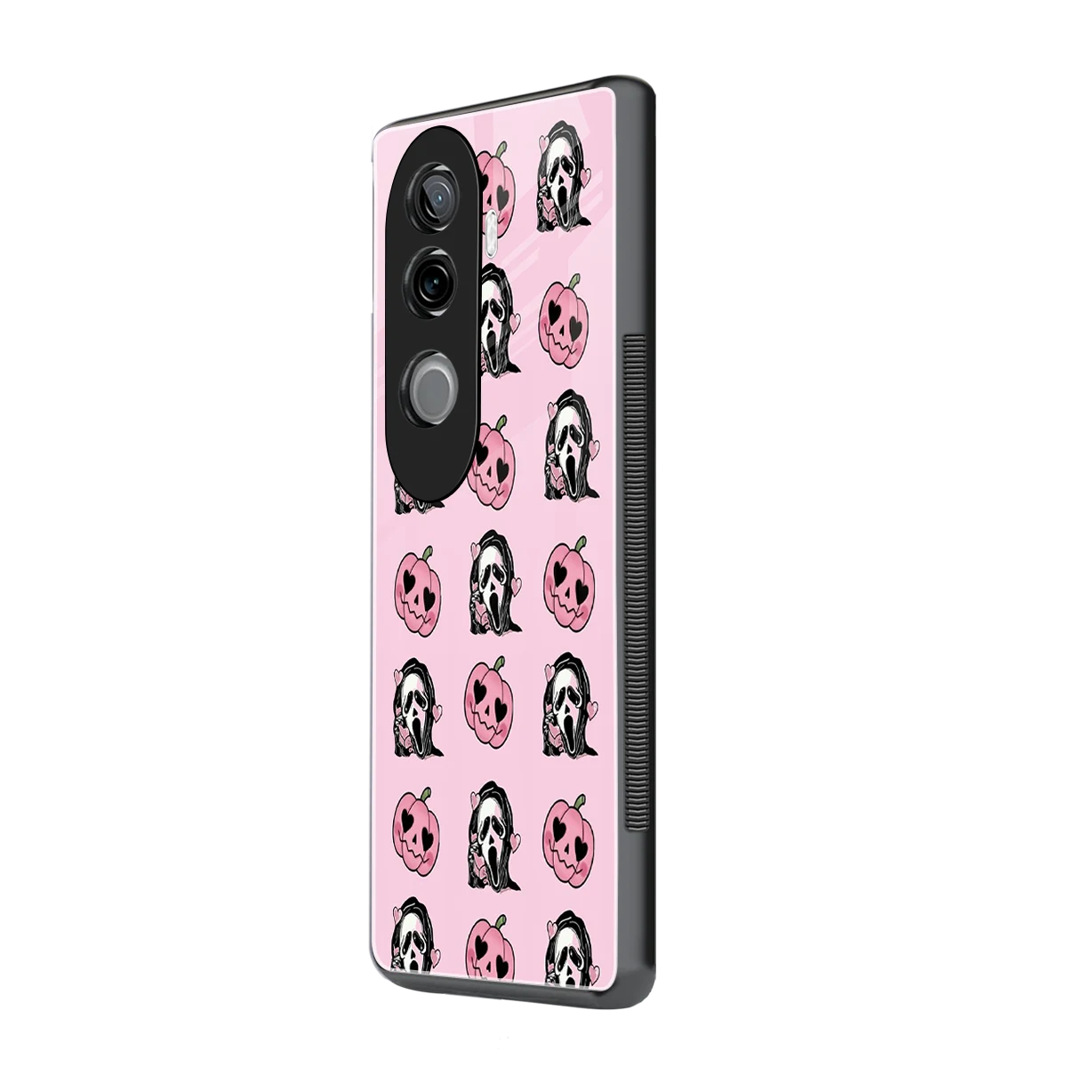 Friendly Ghost vivo v40e mobile cover | shockproof glass phone case