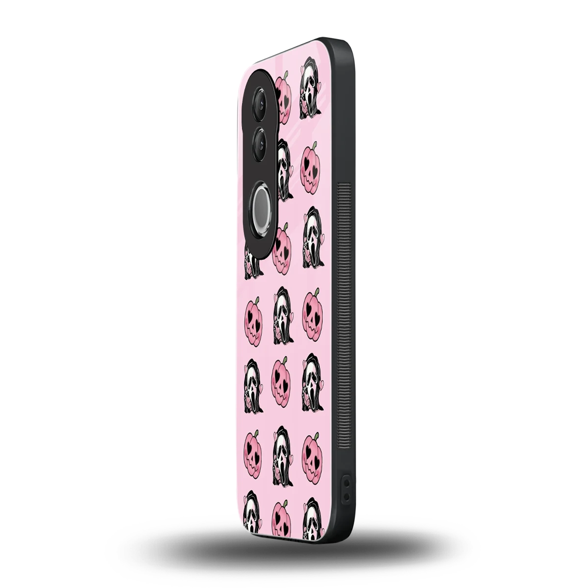 Friendly Ghost vivo v50 mobile cover | shockproof glass phone case