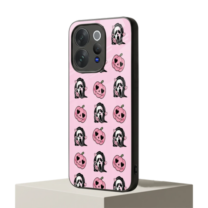 Friendly Ghost vivo v70 elite mobile cover | shockproof glass phone case