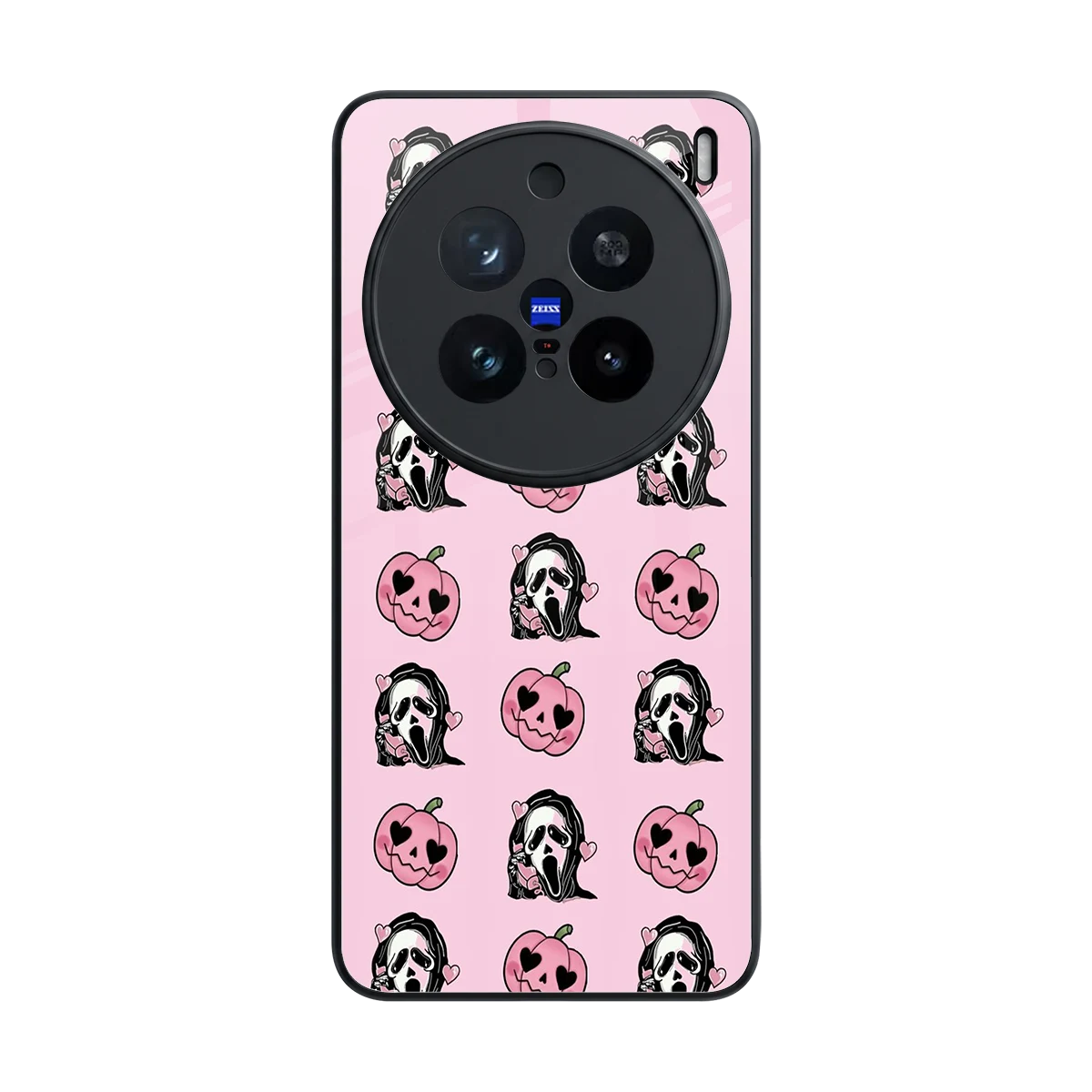 Friendly Ghost back phone cover | glass case for vivo x200 pro