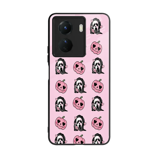 Friendly Ghost back phone cover | glass case for vivo y16
