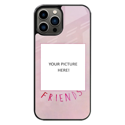 Polaroid Personalised Glass Phone Case