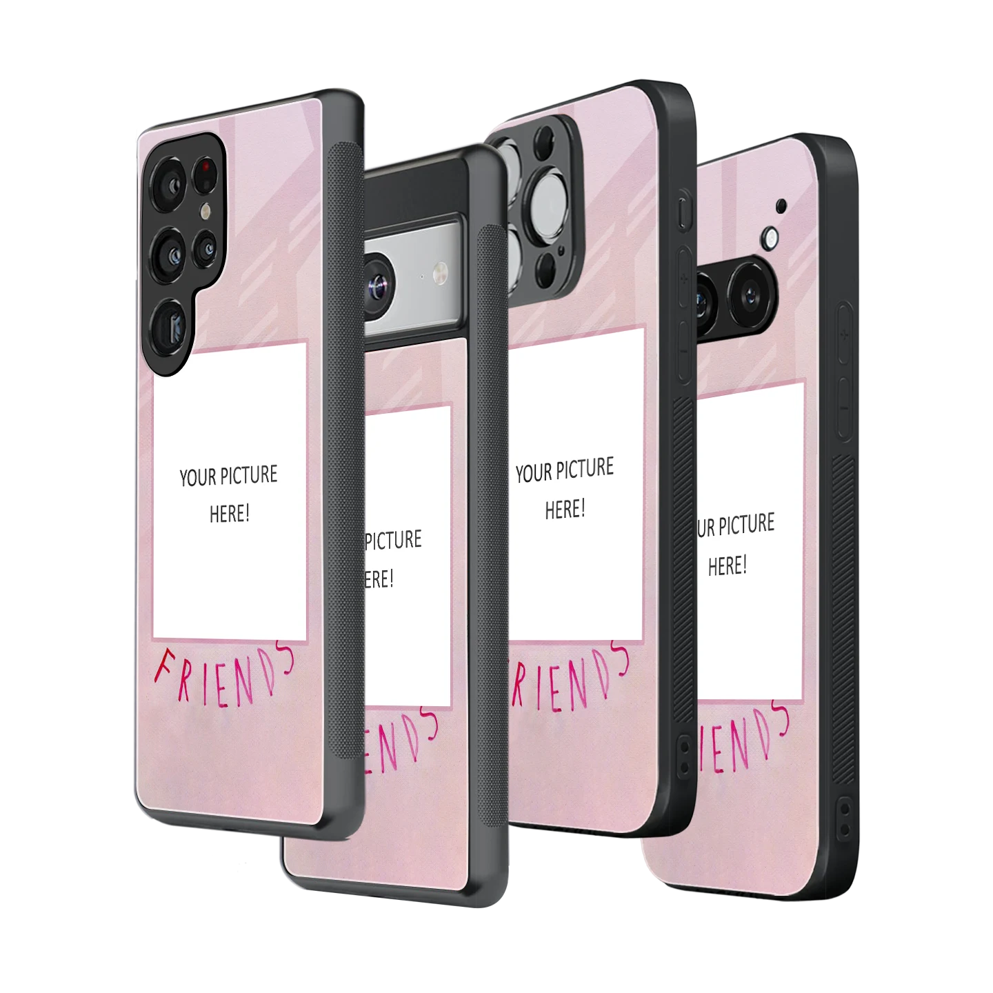 Polaroid Personalised Glass Phone Case