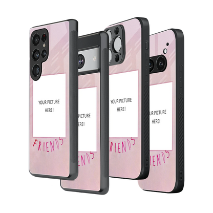 Polaroid Personalised Glass Phone Case