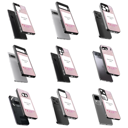 Polaroid Personalised Glass Phone Case