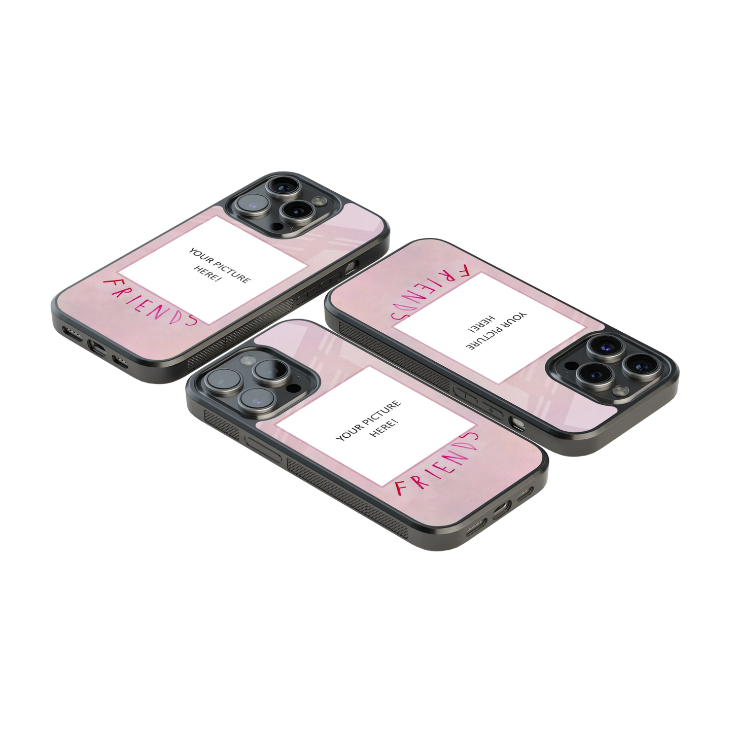 Polaroid Personalised Glass Phone Case