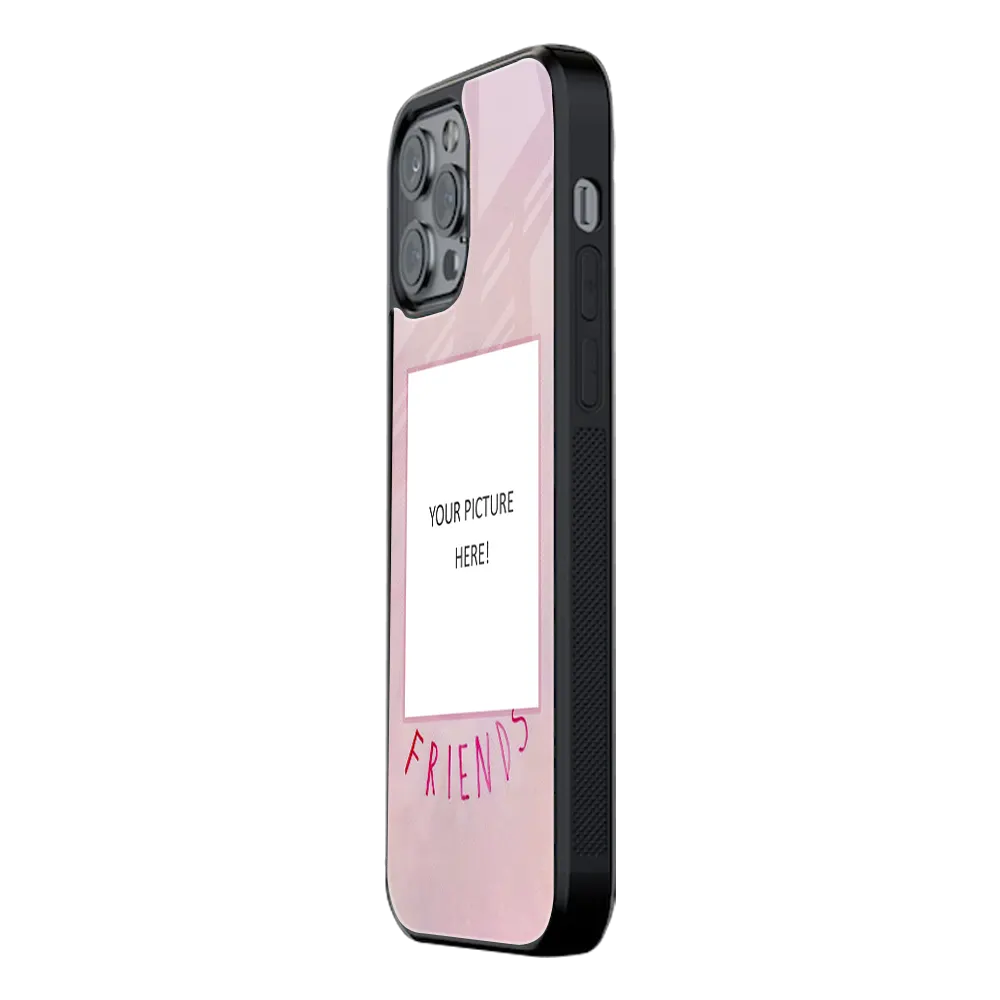 Polaroid Personalised Glass Phone Case