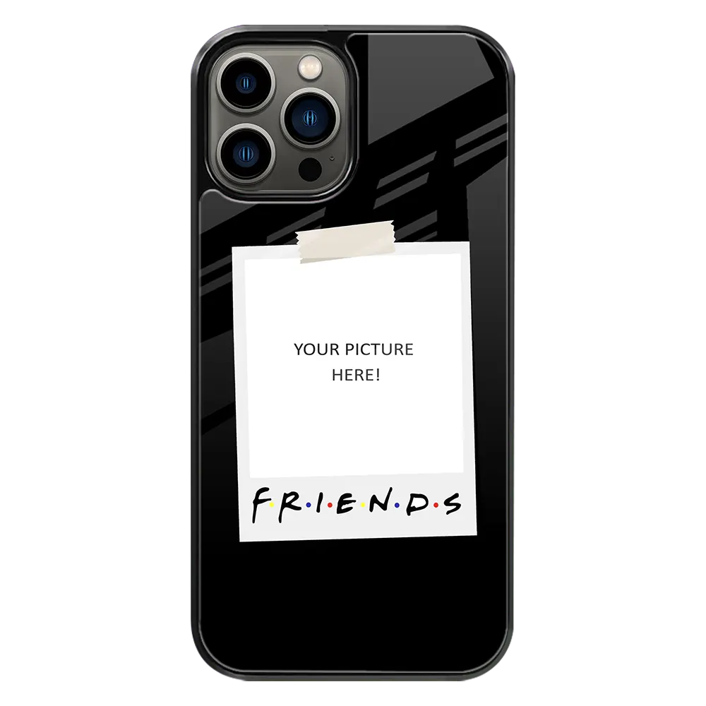 Polaroid Personalised Glass Phone Case