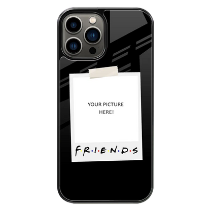Polaroid Personalised Glass Phone Case