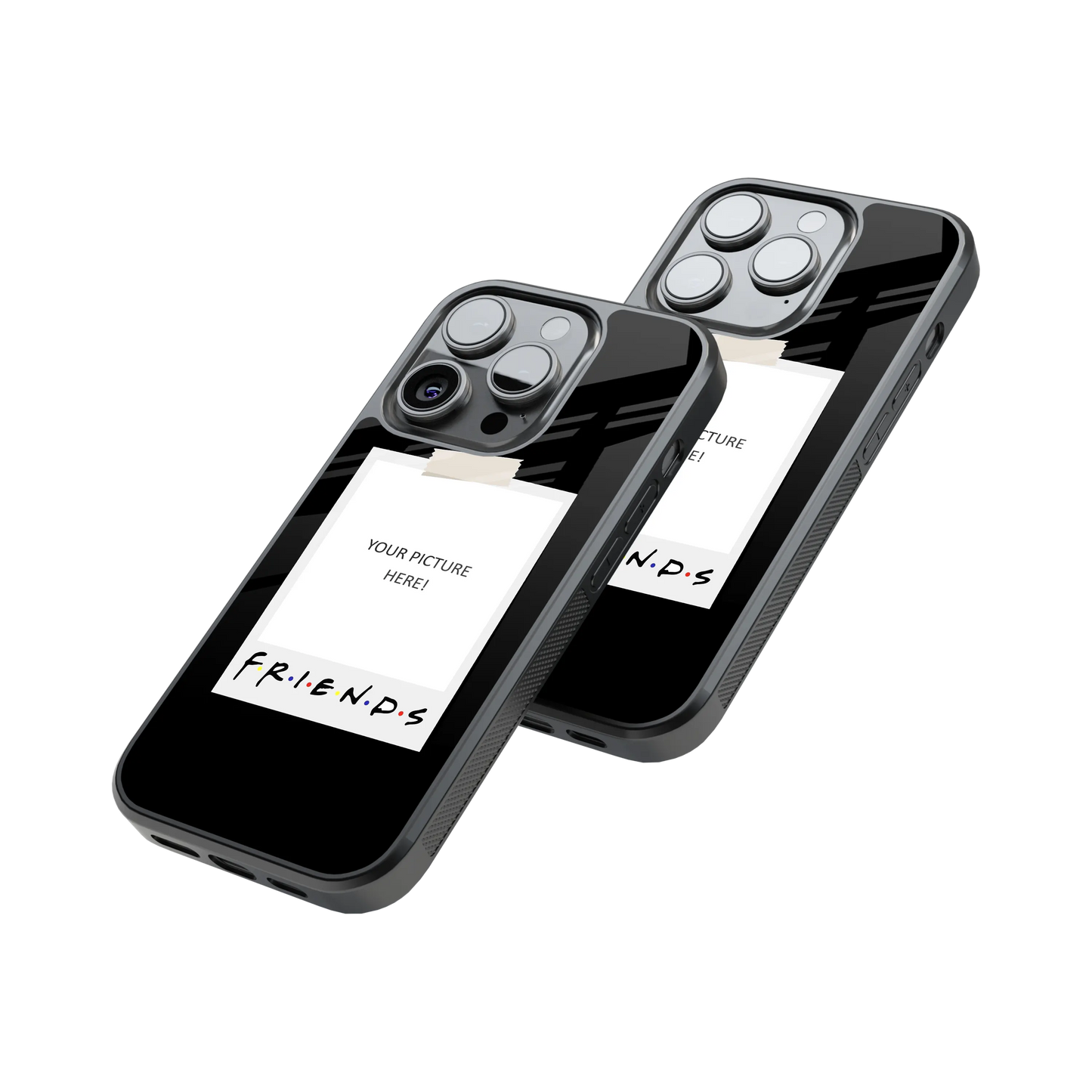 Polaroid Personalised Glass Phone Case