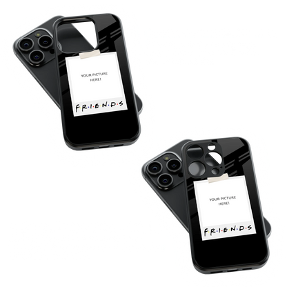 Polaroid Personalised Glass Phone Case