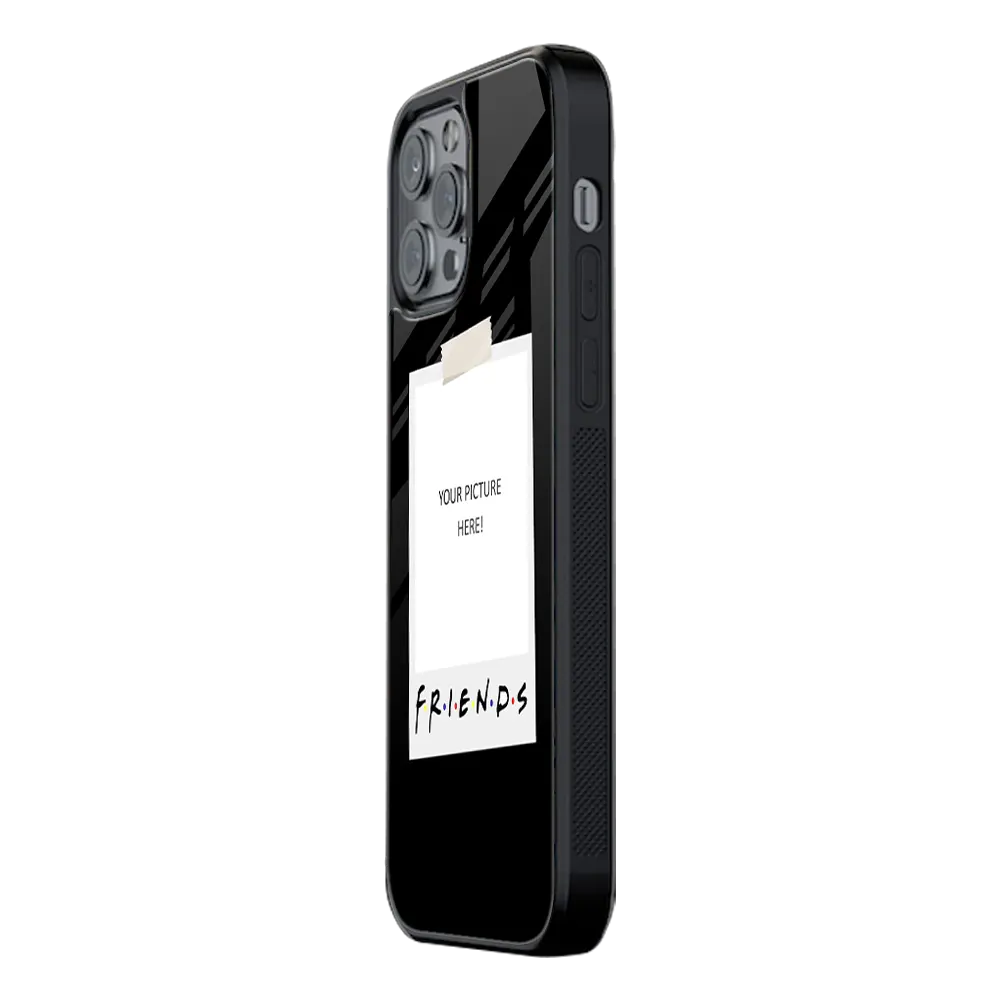 Polaroid Personalised Glass Phone Case