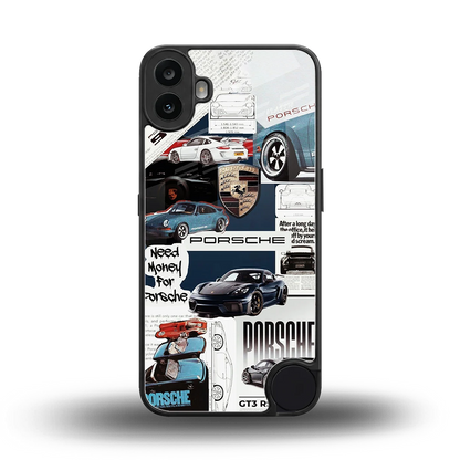 Fund My Ride back phone cover | glass case for cmf nothing phone 1