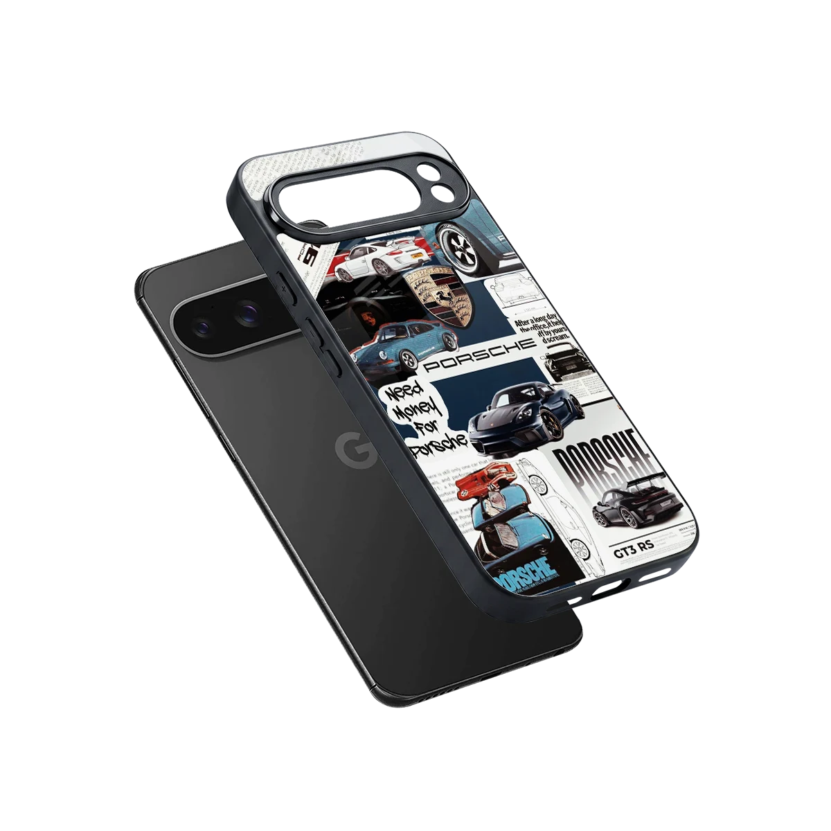 Fund My Ride sleek google pixel 10 pro xl cover with tempered glass back and TPU edges
