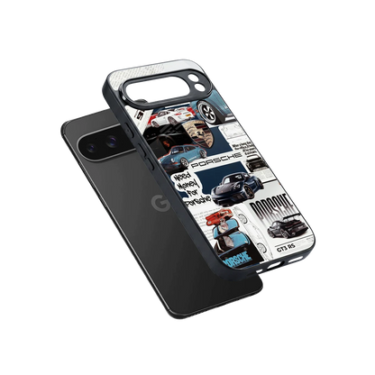 Fund My Ride sleek google pixel 10 pro xl cover with tempered glass back and TPU edges