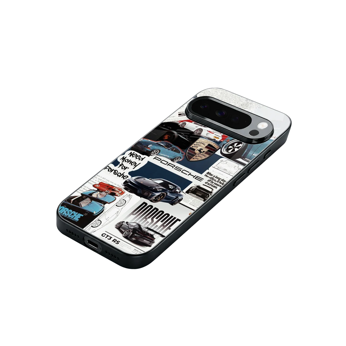 Fund My Ride stylish phone case for google pixel 10 pro xl | glossy glass and slim fit