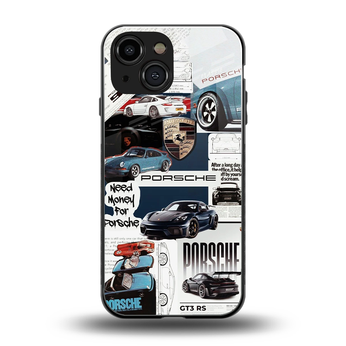 Fund My Ride back phone cover | glass case for iphone 13 mini
