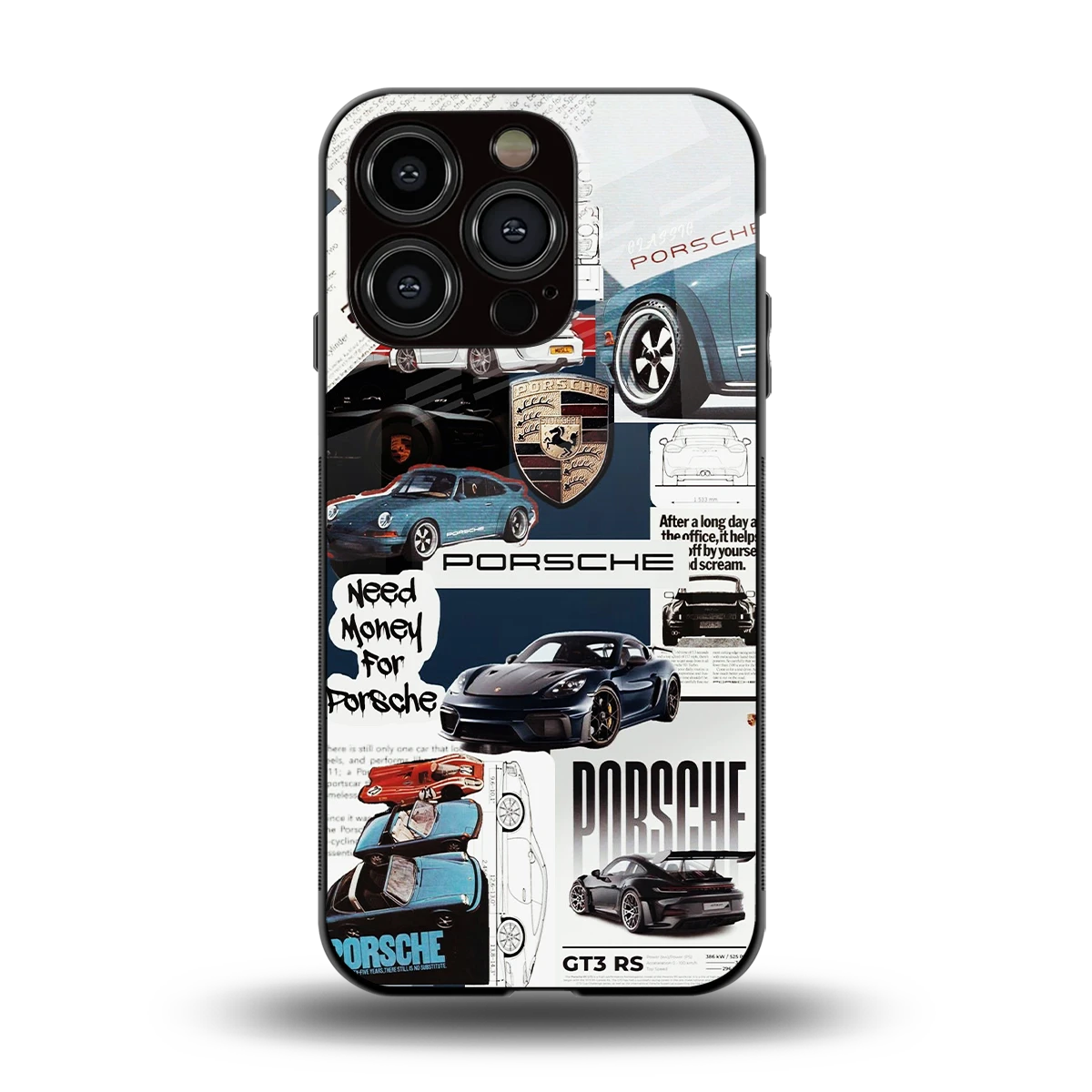 Fund My Ride back phone cover | glass case for iphone 13 pro