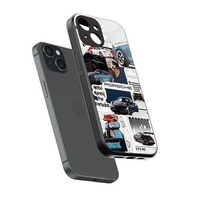Fund My Ride sleek iphone 14 cover with tempered glass back and TPU edges