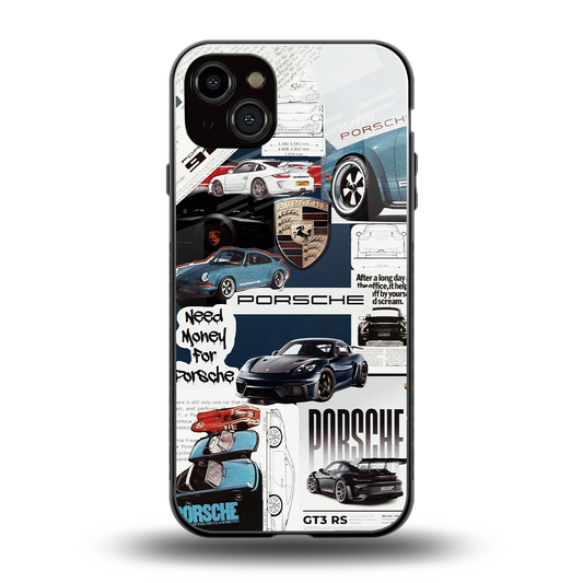 Fund My Ride back phone cover | glass case for iphone 15 plus