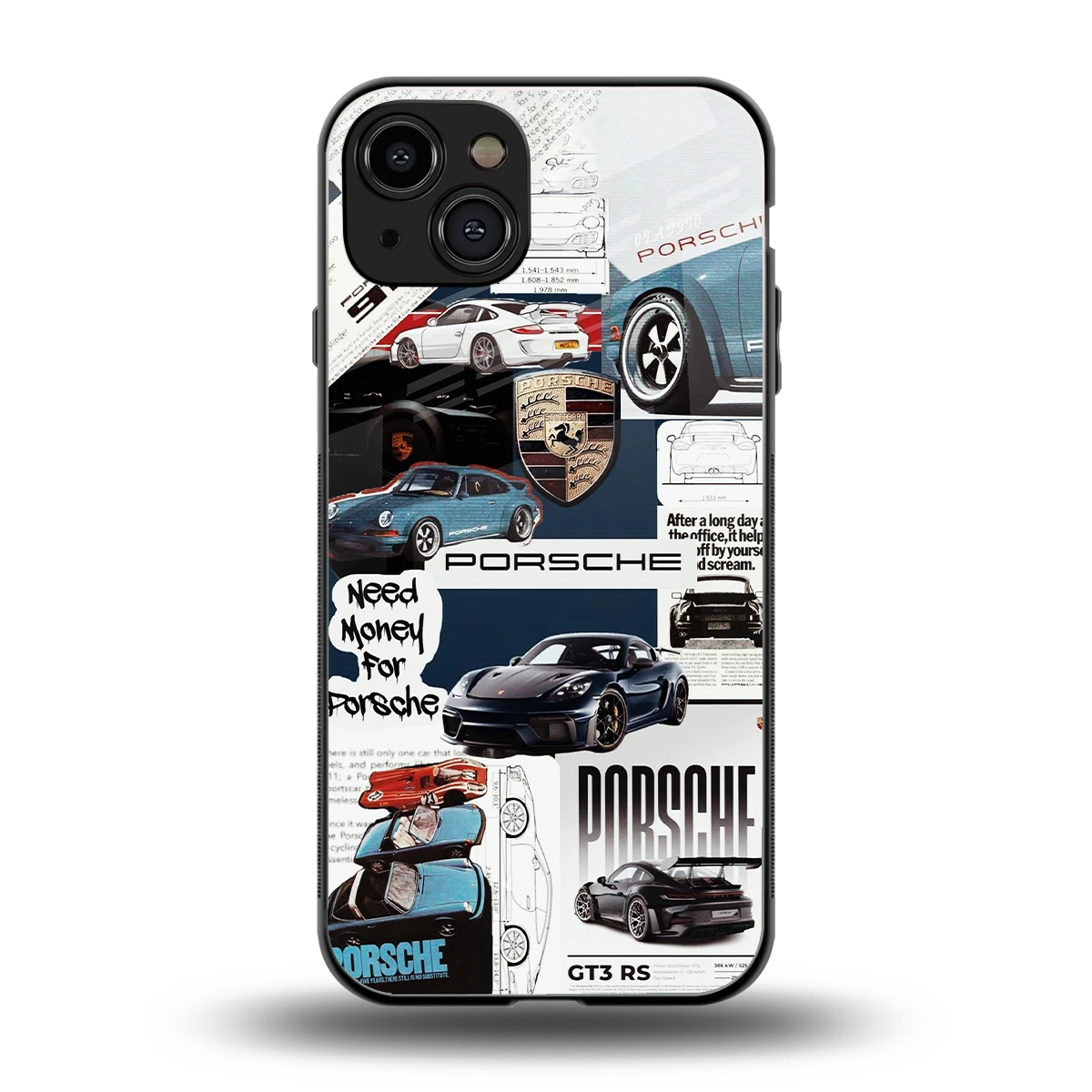 Fund My Ride back phone cover | glass case for iphone 15
