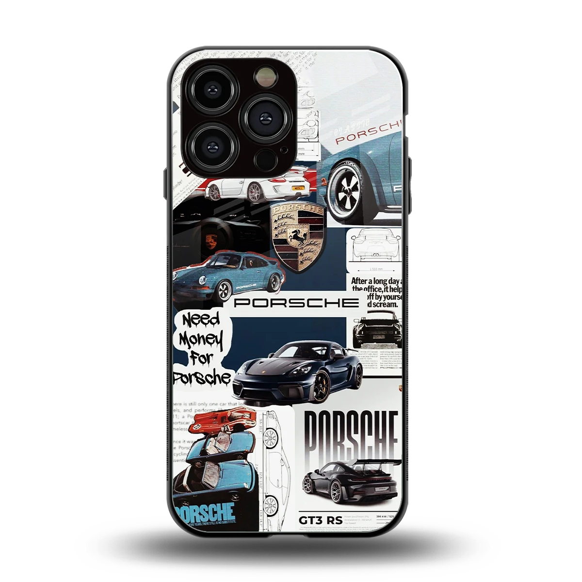 Fund My Ride back phone cover | glass case for iphone 16 pro max