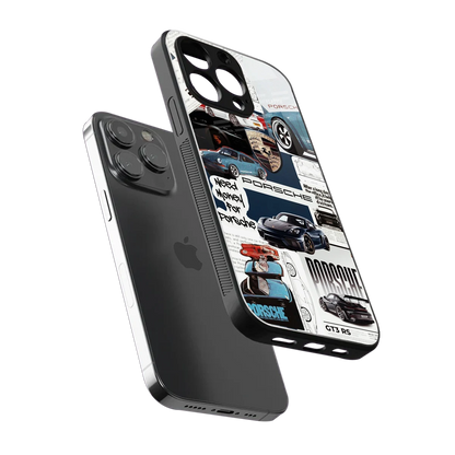 Fund My Ride sleek iphone 16 pro max cover with tempered glass back and TPU edges