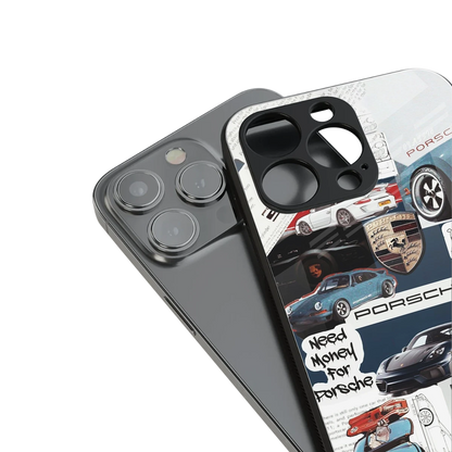 Fund My Ride stylish phone case for iPhone 16 | glossy glass and slim fit