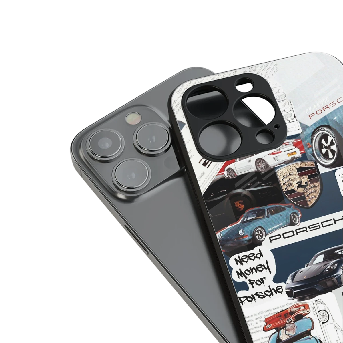 Fund My Ride stylish phone case for iphone 13 pro max | glossy glass and slim fit