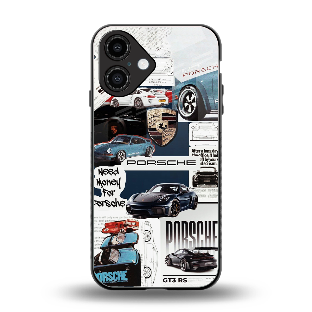 Fund My Ride back phone cover | glass case for iphone 16