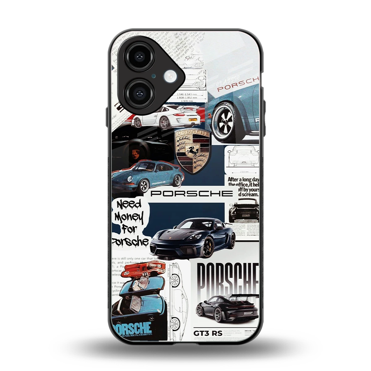 Fund My Ride back phone cover | glass case for iphone 16