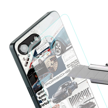 Fund My Ride stylish phone case for iphone 16e | glossy glass and slim fit