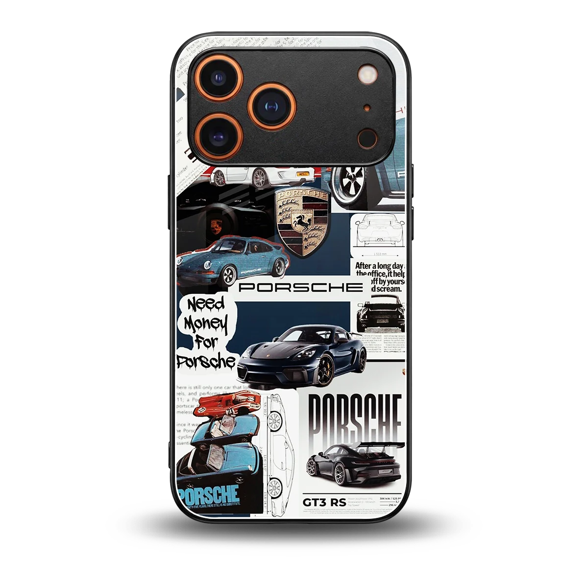 Fund My Ride back phone cover | glass case for iphone 17 pro