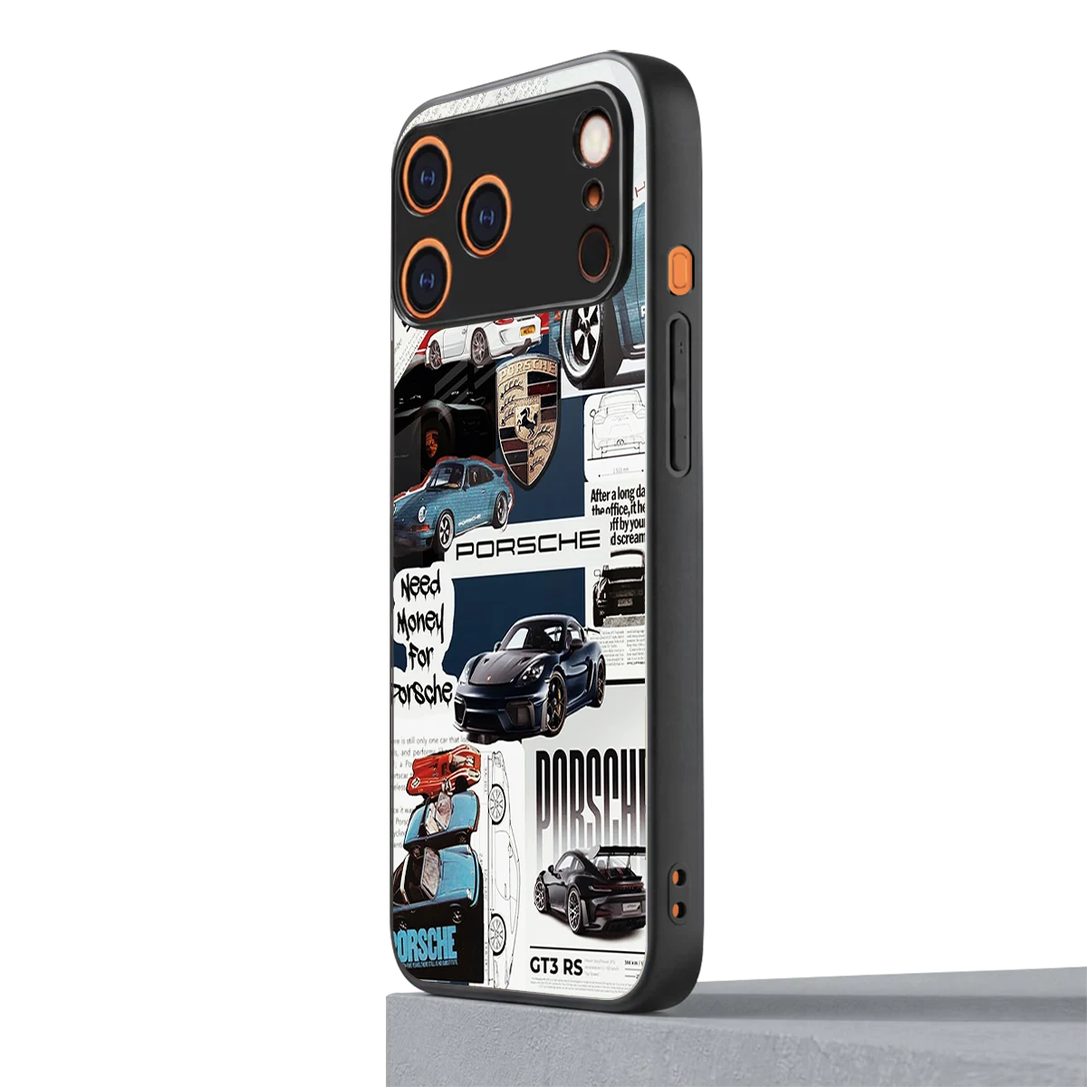 Fund My Ride iphone 17 pro max mobile cover | shockproof glass phone case